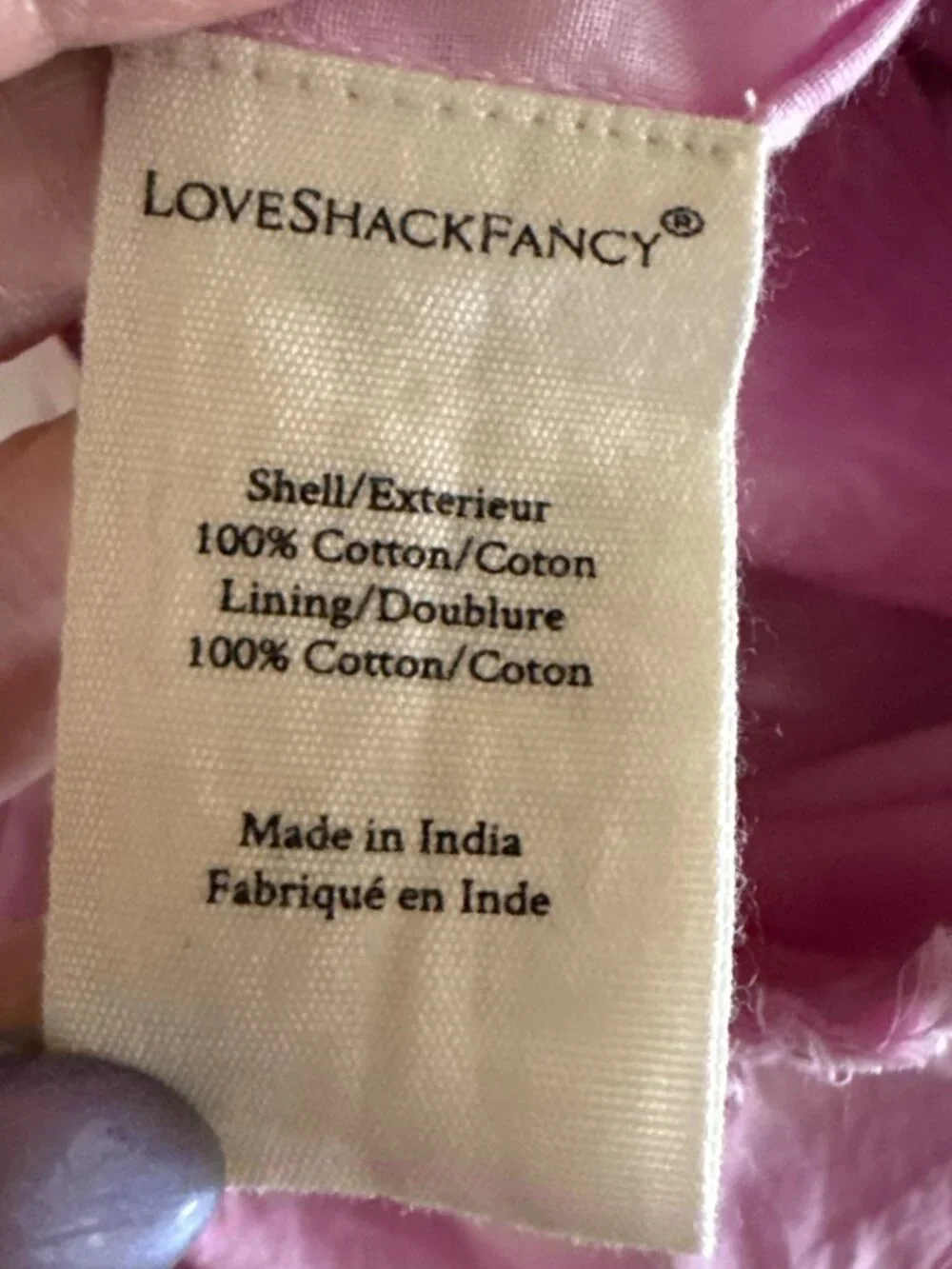 LoveShackFancy Ruffle Mini Skirt Pink Begonia Hand Tie Dye M NWT Cotton Lace